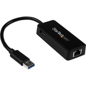 Startech USB31000SPTB Usb 3.0 To Gigabit Ethernet Adapter Nic W Usb Po