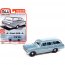 Autoworld 64332-AWSP083B 1963 Chevrolet Ii Nova 400 Wagon Silver Blue 