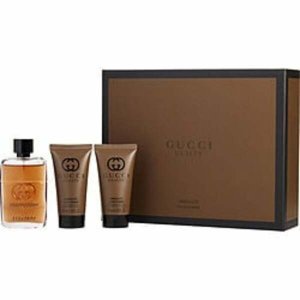 Gucci 380403 Eau De Parfum Spray 1.6 Oz  Aftershave Balm 1.6 Oz  Showe