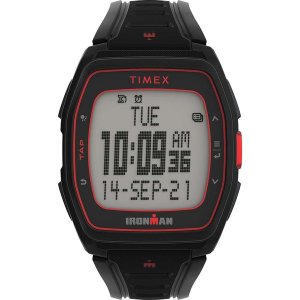 Timex TW5M47500 Ironmanreg; T300 Silicone Strap Watch - Blackred