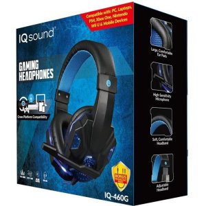 Supersonic IQ-460G Stereo Gaming Headphone Hi-fi Speaker Enhances The 