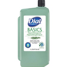 Henkel DIA 33821 Dial Basics Liquid Hand Soap - 33.8 Fl Oz (1000 Ml) -