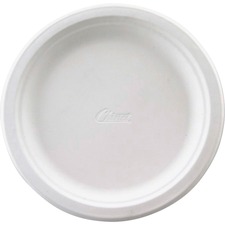 Huhtamaki HUH 21232 Chinet Classic Round White Paper Plates - Disposab