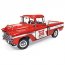 Autoworld AW287 1957 Chevrolet Cameo Pickup Truck Red And White Miller