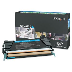 Original Lexmark LEXX748H1CG High Yield Cyan Return Program Toner Cart