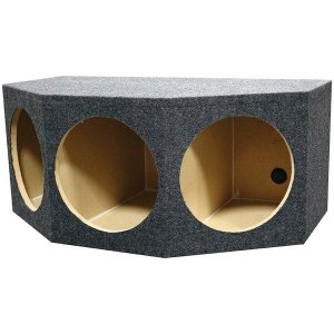 Qpower QBASS123 3-chamber Sealed Woofer Box For 3 12