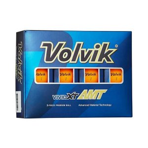 Volvik 9516 Vivid Xt Amt Golf Balls Matte Orange 12pk