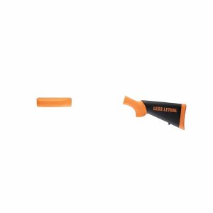 Hogue 08742 Remington 870 12 Ga Less Lethal Orange Stock W Forend