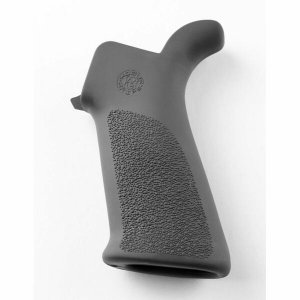 Hogue 15032 Ar15 M16 Rubber Grip Beavertail No Finger Grooves Grey