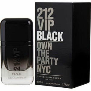 Carolina 304093 212 Vip Black By  Eau De Parfum Spray 1.7 Oz For Men