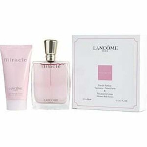 Lancome 148623 Miracle By  Eau De Parfum Spray 1.7 Oz  Body Lotion 1.7