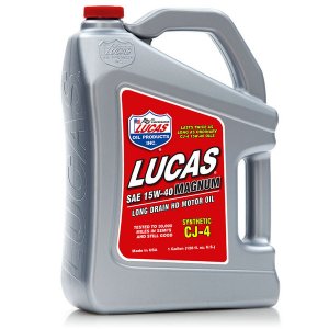 Lucasoil 10299 (4 Pack) Lucas Oil Synthetic Sae 15w-40 Cj-4 Truck Oil 