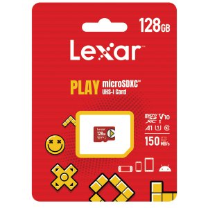 Lexar LMSPLAY128G-BNNNU , Play,  Uhs-1 Micro Sdxc, 128gb, Memory Card