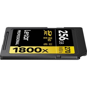 Lexar LSD1800256G-B2NNU Professional Sdxc Memory Card, 1800x 256gb, Cl