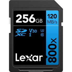 Lexar LSD0800256G-BNNNU High-performance Sdxc Memory Card, 800x, 256gb