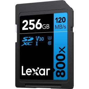 Lexar LSD0800256G-BNNNU High-performance Sdxc Memory Card, 800x, 256gb