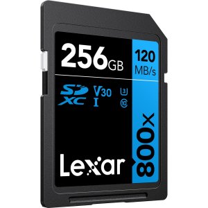 Lexar LSD0800256G-BNNNU High-performance Sdxc Memory Card, 800x, 256gb