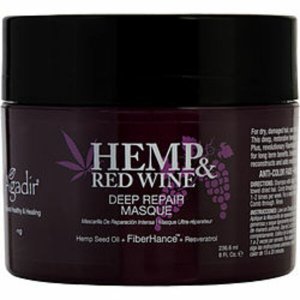 Agadir 405272 By  Hemp  Red Wine Deep Repair Masque 8 Oz For Anyone