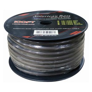 American 4GB Wire  4 Ga Smoke Color 100 Ft Roll - Ab1666bk P