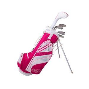 Merchants SMD 21530 Tour X Size 1 Pink 5pc Jr Golf Set W Stand Bag