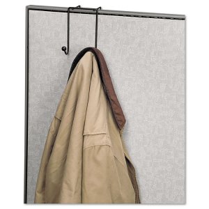 Fellowes AVT 75510 Wire Partition Additionstrade; Double Coat Hook - 2