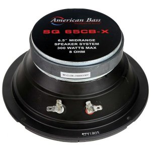 American SQ65CB -x 6.5 (sold Each) Closed Back Midrange Speaker