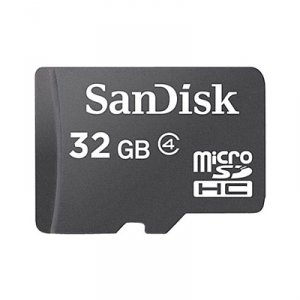 Sandisk RV3834 Microsdhc Memory Card, 32gb, Sdsdq-032g-a46, Class 4