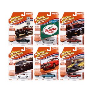 Johnny JLMC007-A Muscle Cars Usa 2021 Set B Of 6 Pieces Release 3 164 