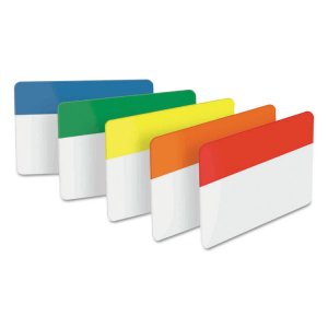 3m MMM 686F50RD Post-itreg; Durable Tabs - Blank Tab(s) - 1.50 Tab Hei