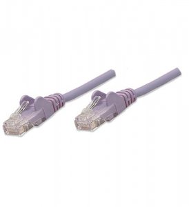 Intellinet 393140 7 Ft Purple Cat6 Snagless Patch Cable