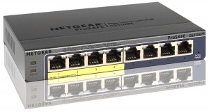 Netgear NET-GS108PE-300NAS Prosafe 8-port Gigabit Plus Switch 4 X 1010