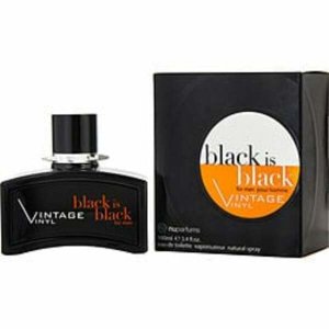 Nuparfums 366333 Black Is Black Vintage Vinyl By  Edt Spray 3.4 Oz For