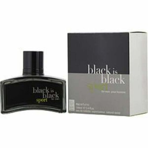 Nuparfums 337433 Black Is Black Sport  By  Edt Spray 3.4 Oz For Men