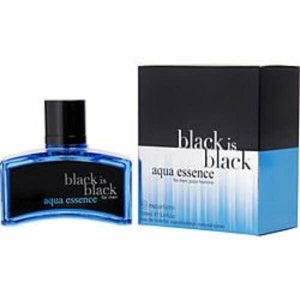 Nuparfums 363598 Black Is Black Aqua Essence By  Edt Spray 3.4 Oz For 