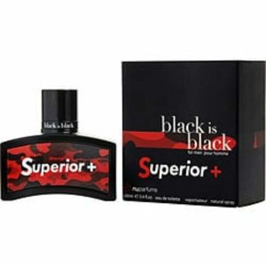 Nuparfums 349535 Black Is Black Superior By  Edt Spray 3.4 Oz For Men