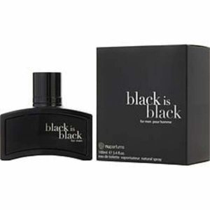 Nuparfums 337258 Black Is Black By  Edt Spray 3.4 Oz For Men