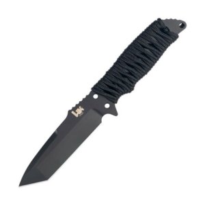 Hogue 55242 Hk Fray 4.2in Fixed Tanto Blk W Autoret Sheath Blkred Scal