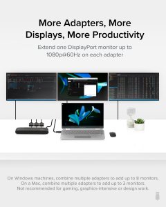 Plugable UGA-DP-S Plugable Usb3 Usbc - Dp Graphics Adapter