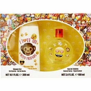 Emoji 319708 I Love My Wild Friends By  Edt Spray 3.4 Oz  Shower Gel 1