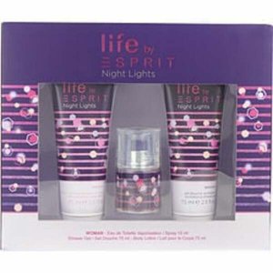 Esprit 318486 Esprit Night Lights By  Edt Spray 0.5 Oz  Body Lotion 2.