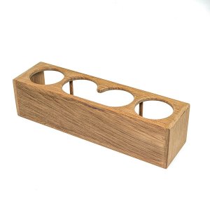 Whitecap 62632 Four Drinkbinocular Rack - Teak