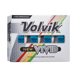 Volvik 9569 2022 Vivid Golf Balls Matte Blue 12pk