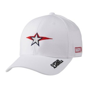 Volvik 8230 Marvel Golf Hat Captain American White