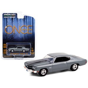 Greenlight 44900SET 1970 Chevrolet Chevelle Ss 454 Dark Gray With Blac