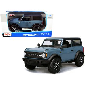 Maisto 31530gry 2021 Ford Bronco Badlands Orange Metallic With Black T