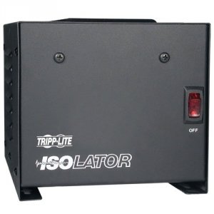 Tripp TRPIS-500 500w Isolation Transformer With Surge 120v 4 Outlet 6f