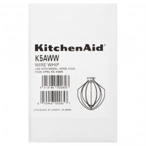 Kitchenaid K5AWW Replacement Wire Whip For 5 Quart Lift Machines