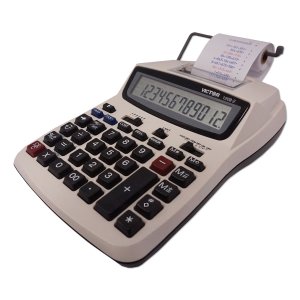 Victor 12082 Victor 1208-2 12 Digit Compact Commercial Printing Calcul