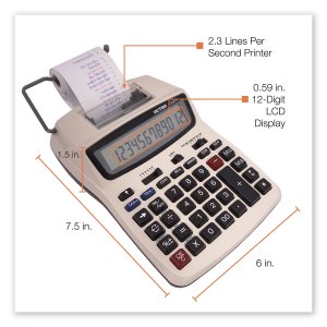 Victor 12082 Victor 1208-2 12 Digit Compact Commercial Printing Calcul