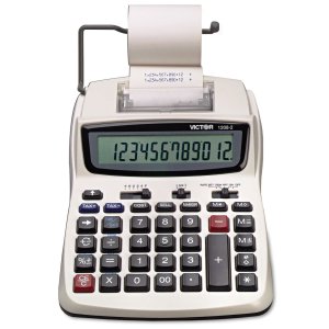 Victor 12082 Victor 1208-2 12 Digit Compact Commercial Printing Calcul